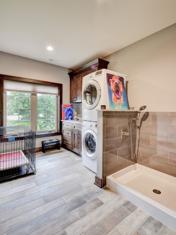 Home Design with Built-in Pet Stations