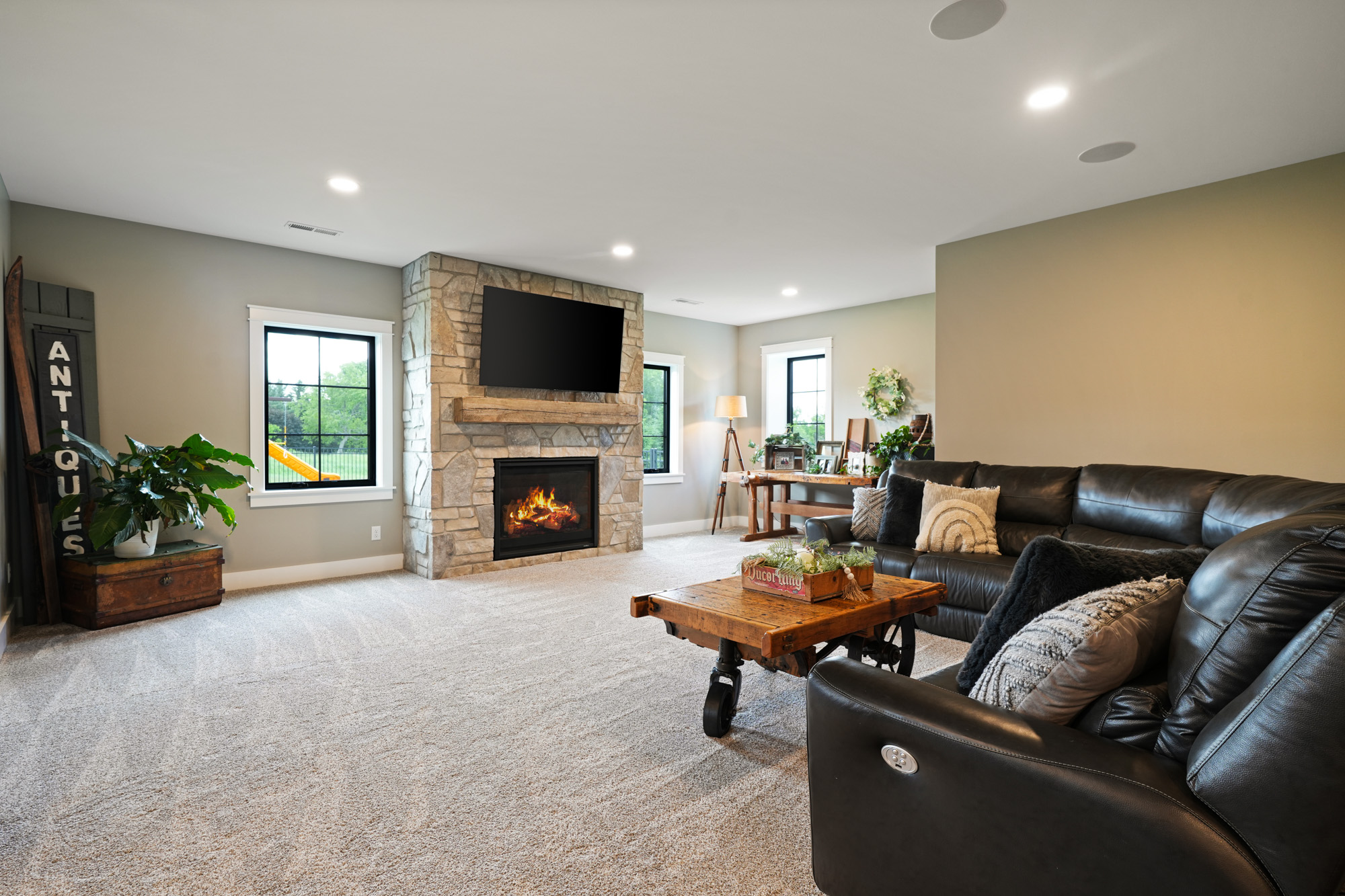 Interior of a home built by home builders in brookfield, redleaf homes