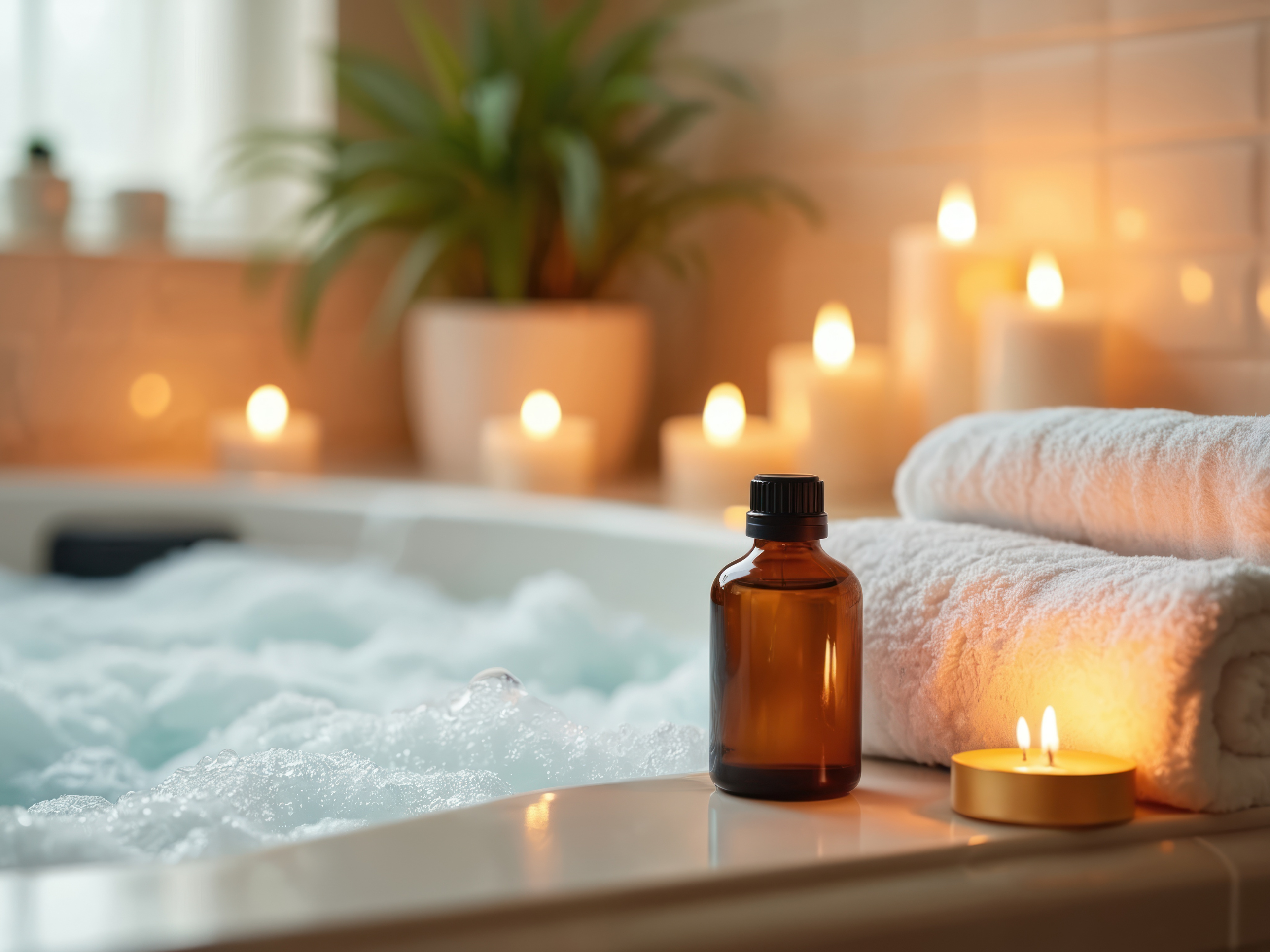 shower and soaking tub
